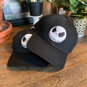 Pair of Nightmare Before Christmas Ball Caps (Official Disney Merch)